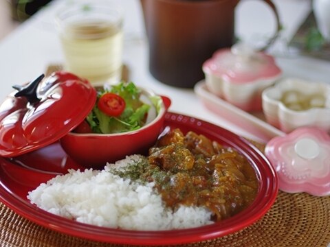 ストウブで無水カレー